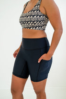 Classic Black- Active Swim Short - Salted Surf Co.