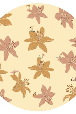 Waikiki Queens - High Waist Bikini Bottom - Salted Surf Co.