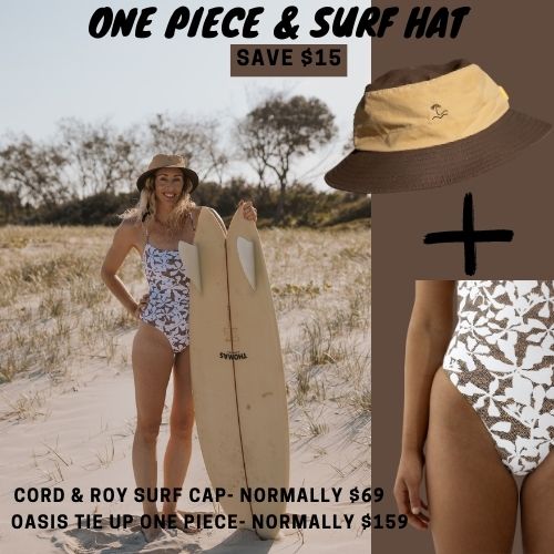 One Piece and Surf Hat Bundle