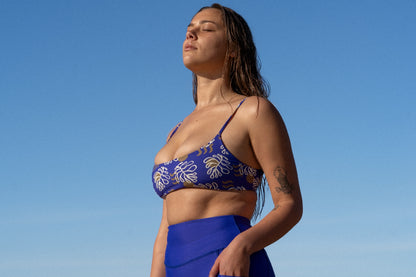 Lost in Paradise- Active Swim Bralette REVERSIBLE