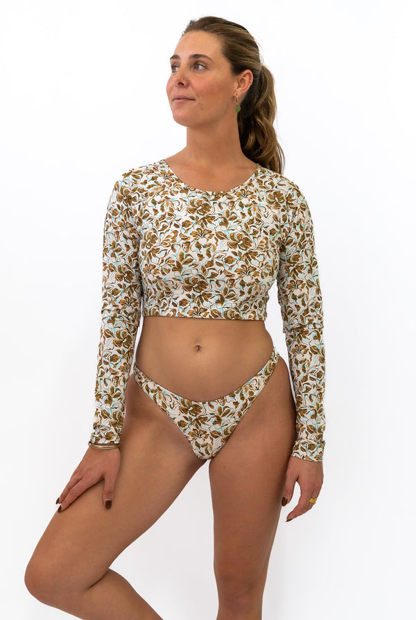 Cut Out Rash Shirt Bloom