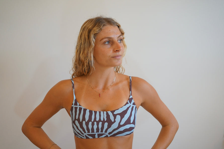 Active Swim Bralette Coral Sea