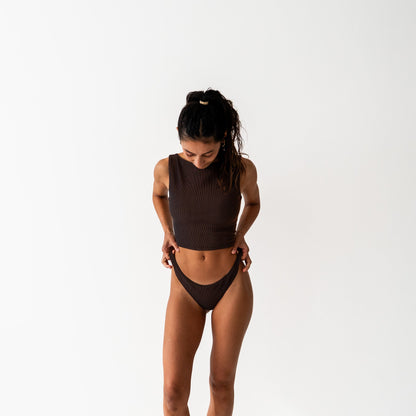 Surf Crop- Luxe Rib