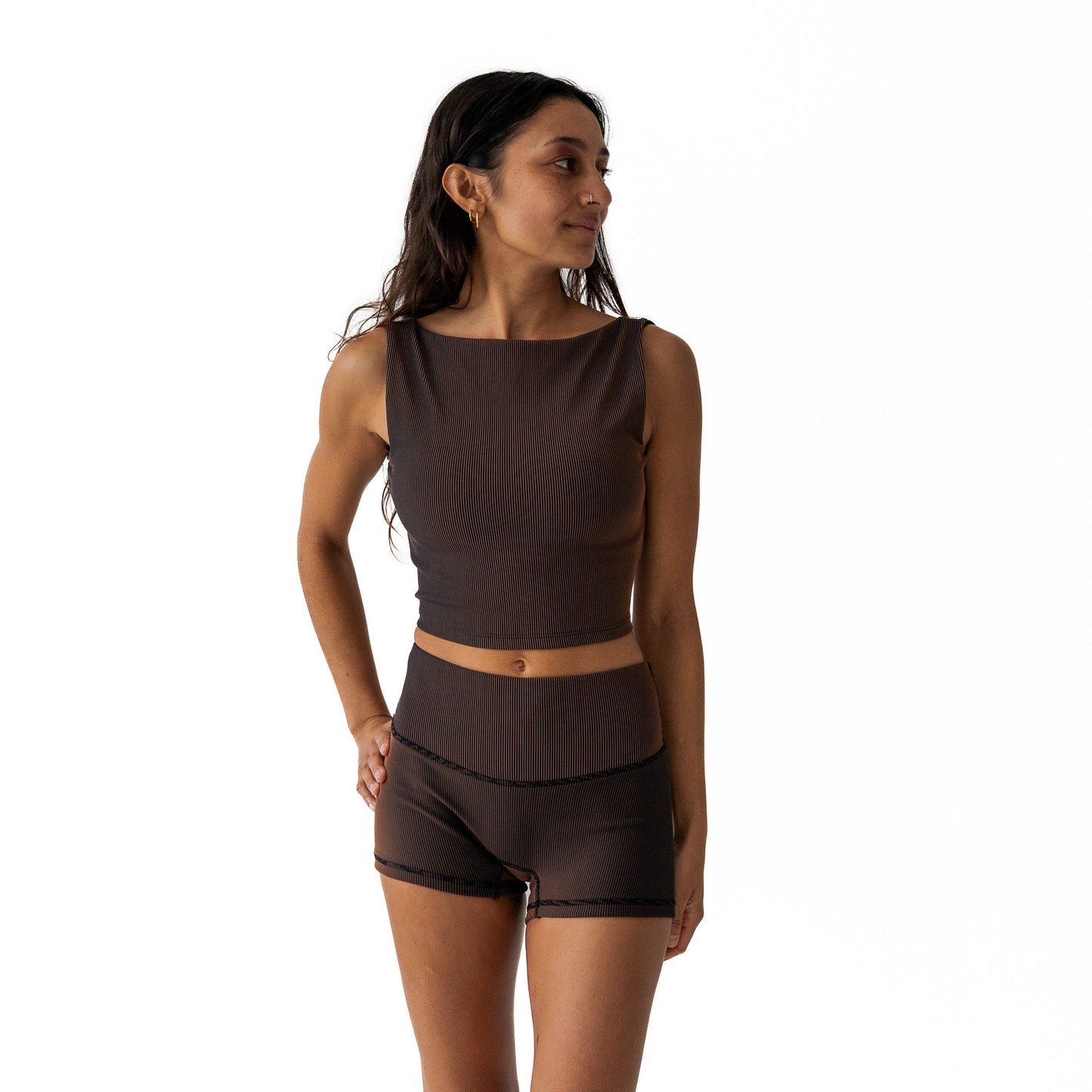 Surf Crop- Luxe Rib