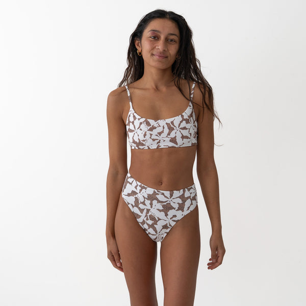 Mid Waist Bikini Bottom Oasis