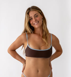 Active Swim Bralette Iced Mocha