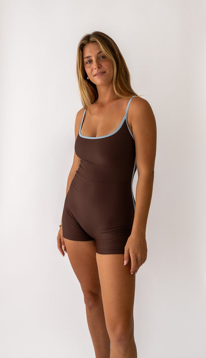 Active Swim Bodysuit Iced Mocha