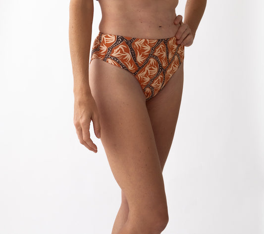 Mid Waist Bikini Bottom Canopy