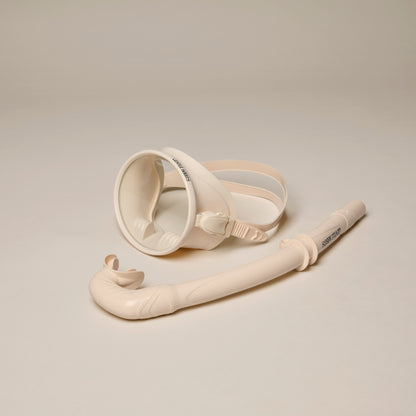 Dive Mask and Snorkel Set - CREAM