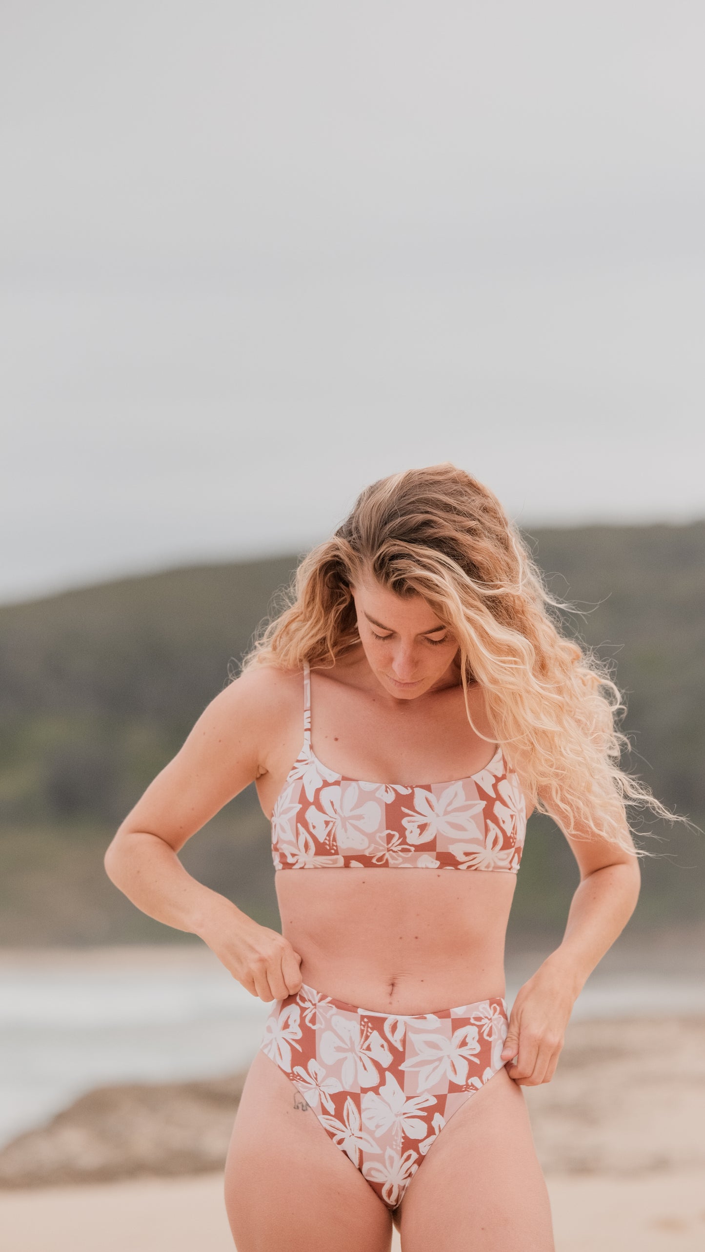 Surf Check- High Waist Bottoms