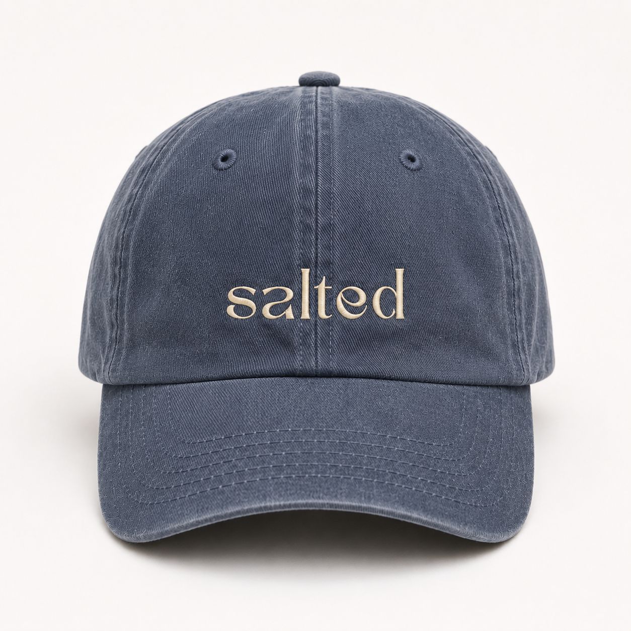 Navy Acid Wash Cap