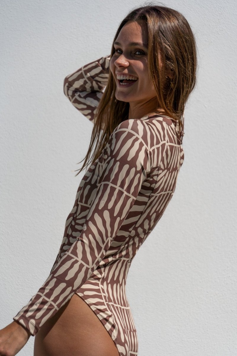 Coral Sands- Zip back surf suit - Salted Surf Co.